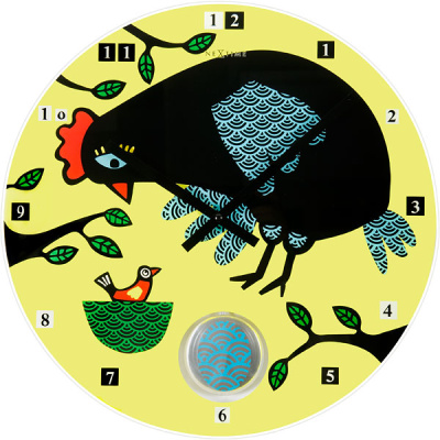 Zegar ścienny Nextime Le Poule 8132