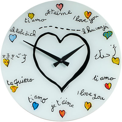 Zegar ścienny Nextime Loving You 8030