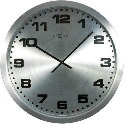 Zegar ścienny Nextime Mercure czarny 25 cm 2906 zw
