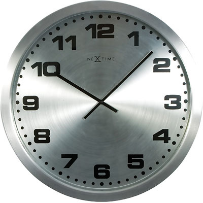 Zegar ścienny Nextime Mercure czarny 45 cm 2907 zw