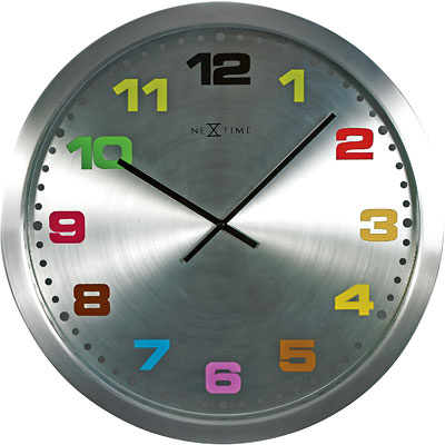 Zegar ścienny Nextime Mercure kolorowy 45 cm 2907 kl