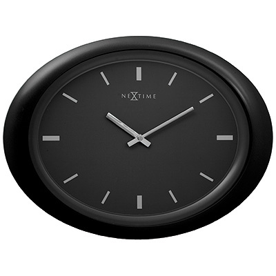 Zegar ścienny Nextime Oval czarny 2730 ZW