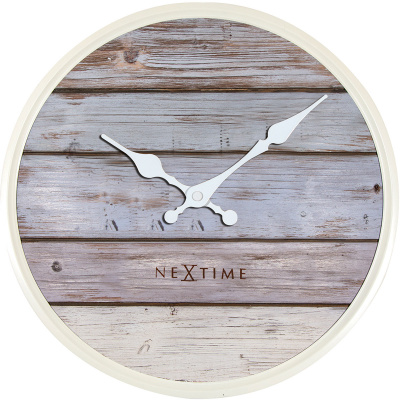 Zegar ścienny Nextime Plank 30 cm 3133 GS