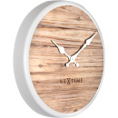 Zegar ścienny Nextime Plank 30 cm, jasny 3133 WI