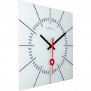 Zegar ścienny Nextime Stazione 35 x 35 cm, biały 8636 WI