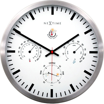 Zegar ścienny Nextime Weatherstation 2635