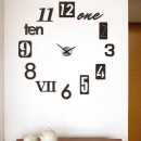 Zegar ścienny Numbra Umbra czarny 118430-040