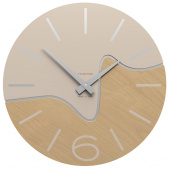 Zegar ścienny Oliver CalleaDesign piaskowy 10-101-12
