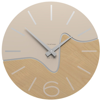Zegar ścienny Oliver CalleaDesign piaskowy 10-101-12