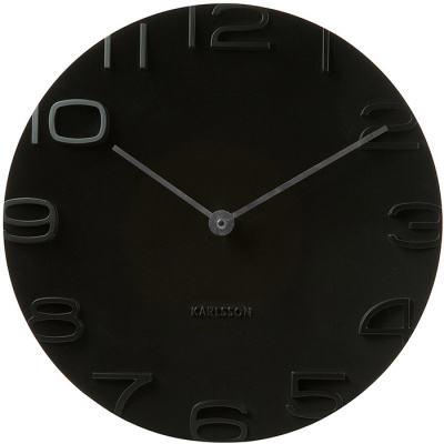 Zegar ścienny On The Edge Karlsson czarny KA5311BK