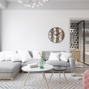 Zegar ścienny Oxford 50 cm drewniany Nextime 3279 BR