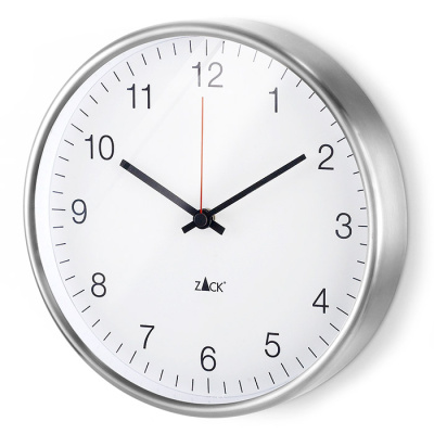 Zegar ścienny Palla Zack 24cm, biały 60025