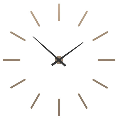 Zegar ścienny Pinturicchio duży CalleaDesign caffelatte 10-303-14