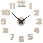 Zegar ścienny Raffaello mały CalleaDesign piaskowy 10-307-12