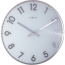 Zegar ścienny Reflect biały Nextime 43 cm 8190 WI