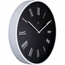 Zegar ścienny rzymskie cyfry na czarnym tle Duke nXt 40 cm 7329 ZW