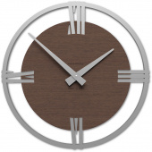 Zegar ścienny rzymskie cyfry Sirio38 CalleaDesign wenge 10-031-89