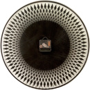 Zegar ścienny Sahara 43 cm Nextime kolor srebrny 8186 ZI