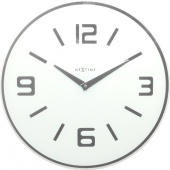 Zegar ścienny Shuwan Nextime 43 cm, biały 8148 WI