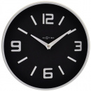 Zegar ścienny Shuwan Nextime 43 cm, czarny 8148 ZW
