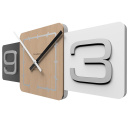 Zegar ścienny Sixty CalleaDesign oliwkowo-zielony 10-001-54