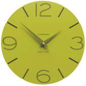 Zegar ścienny Smile CalleaDesign cedrowy-zielony 10-005-51