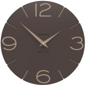 Zegar ścienny Smile CalleaDesign czekoladowy 10-005-69
