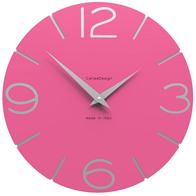 Zegar ścienny Smile CalleaDesign fuksja 10-005-72