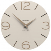 Zegar ścienny Smile CalleaDesign lniany 10-005-11