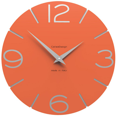 Zegar ścienny Smile CalleaDesign pomarańczowy 10-005-63