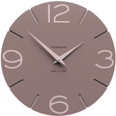 Zegar ścienny Smile CalleaDesign szara śliwka 10-005-34