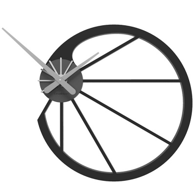 Zegar ścienny Snail CalleaDesign czarny 10-118-5