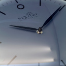 Zegar ścienny sterowany radiowo, czarny Glamour Nextime 30 cm 3256 ZWRC