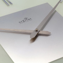 Zegar ścienny sterowany radiowo Stripe Nextime 40 x 40 cm 3148