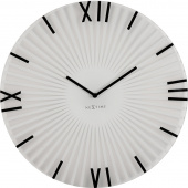Zegar ścienny Sticks Nextime 43 cm, biały 8175 WI