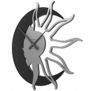 Zegar ścienny Sun & Moon CalleaDesign Swarovski crystals czarny 10-209-5