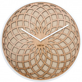Zegar ścienny Sun Nextime 50 cm, beżowy 3149 BE