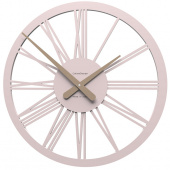 Zegar ścienny Tarquinio CalleaDesign jasnoróżowy 10-114-31
