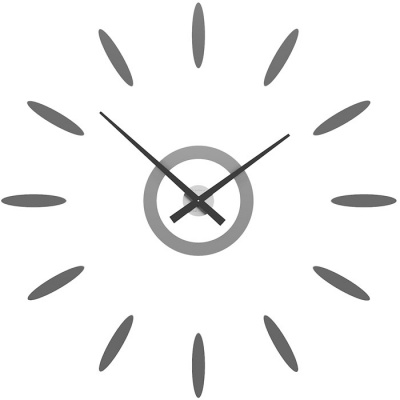 Zegar ścienny Tiziano CalleaDesign szary 10-317-3