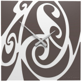 Zegar ścienny Tribal CalleaDesign czekoladowy 10-206-69