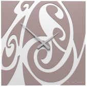 Zegar ścienny Tribal CalleaDesign szara śliwka 10-206-34