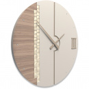 Zegar ścienny Tristan Swarovski CalleaDesign wenge, biały 10-213-89