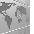 Zegar ścienny V-Cosmo CalleaDesign biały 12-008-1