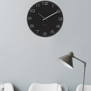 Zegar ścienny Vintage Round Karlsson czarny KA4401