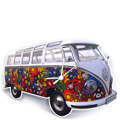 Zegar ścienny VW T1 Flower Power BR-BUWC03