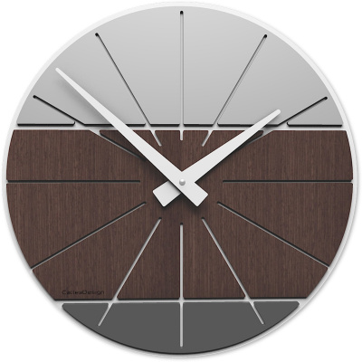 Zegar ścienny Wenge 35 cm Benja-Cub CalleaDesign 10-029-89