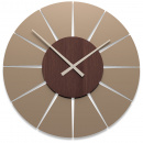 Zegar ścienny wenge Extreme L CalleaDesign 10-326-89