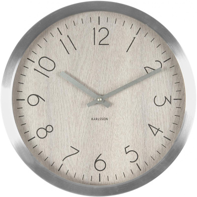 Zegar ścienny Wood Charm Karlsson jasne drewno KA5609WH