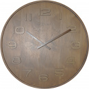 Zegar ścienny Wood Wood Nextime 35 cm, brązowy 3096 BR