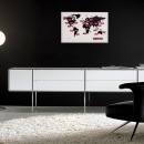 Zegar ścienny World Time Digit Nextime 2897